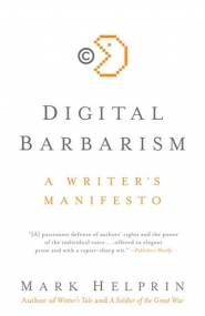 A front cover for the Digital Barbarism book